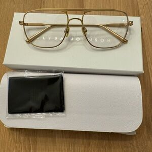 JANE IN GOLD METAL OPTICAL LENS